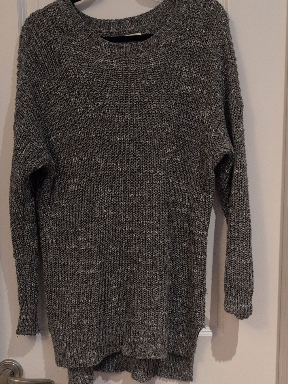 Hollister Oversized Sweater - Heather Gray - Size XS/S/M
